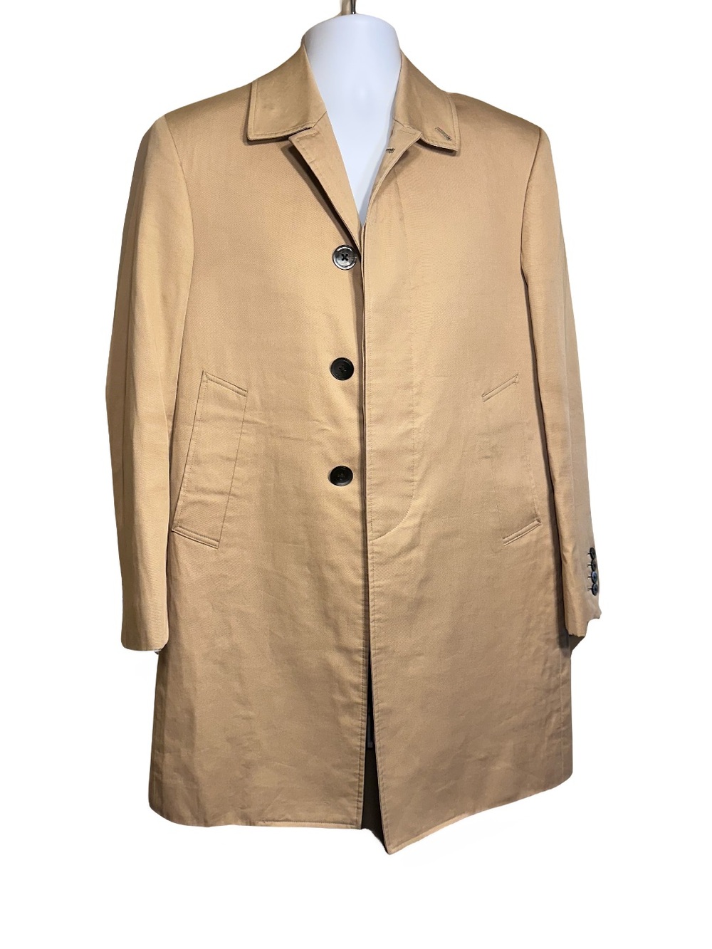 Thom Browne Mackintosh Bal Collar Overcoat